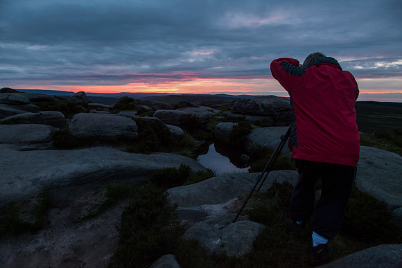 Shooting Stanage Sunset