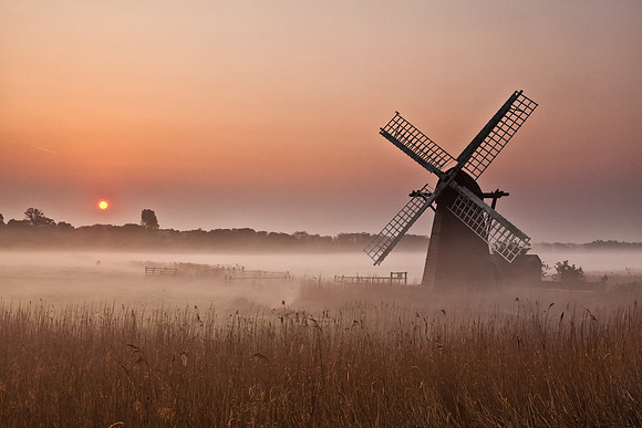 Herringfleet Misty Sunrise